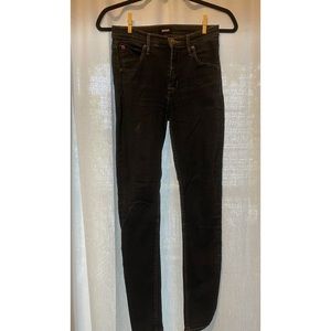 Hudson Mid rise dark wash skinny jeans